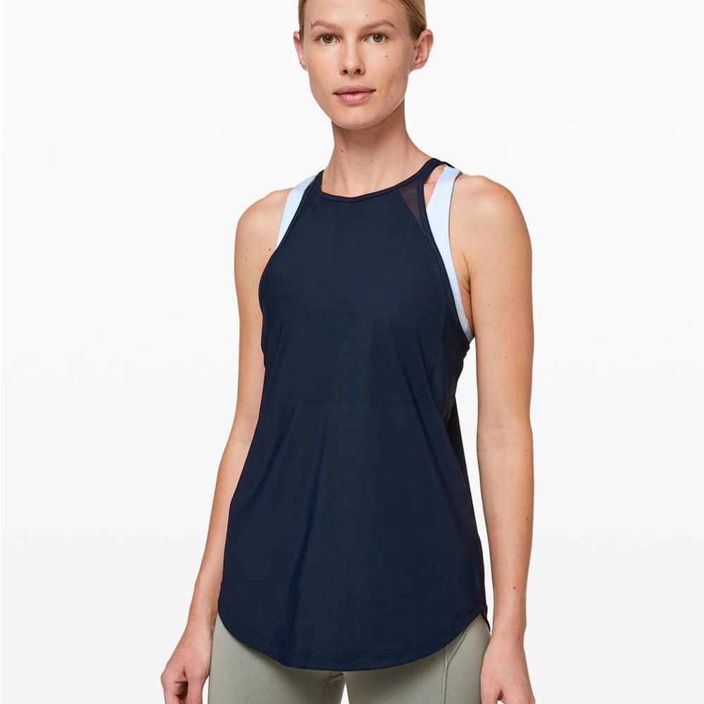 Lululemon Athletica Dark Blue Tank Top